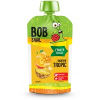 Пюре фруктовое Bob Snail Банан-Ананас-Манго пастеризованное, 120 г